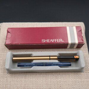 1980s Sheaffer TRZ Levi's Branded Gold Pen B981